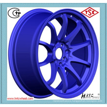 cool design competitive price blue car rims blue car alloy wheels PCD 114.3